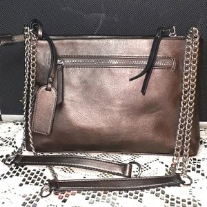Sole Society Brown Bag With Chain Strap